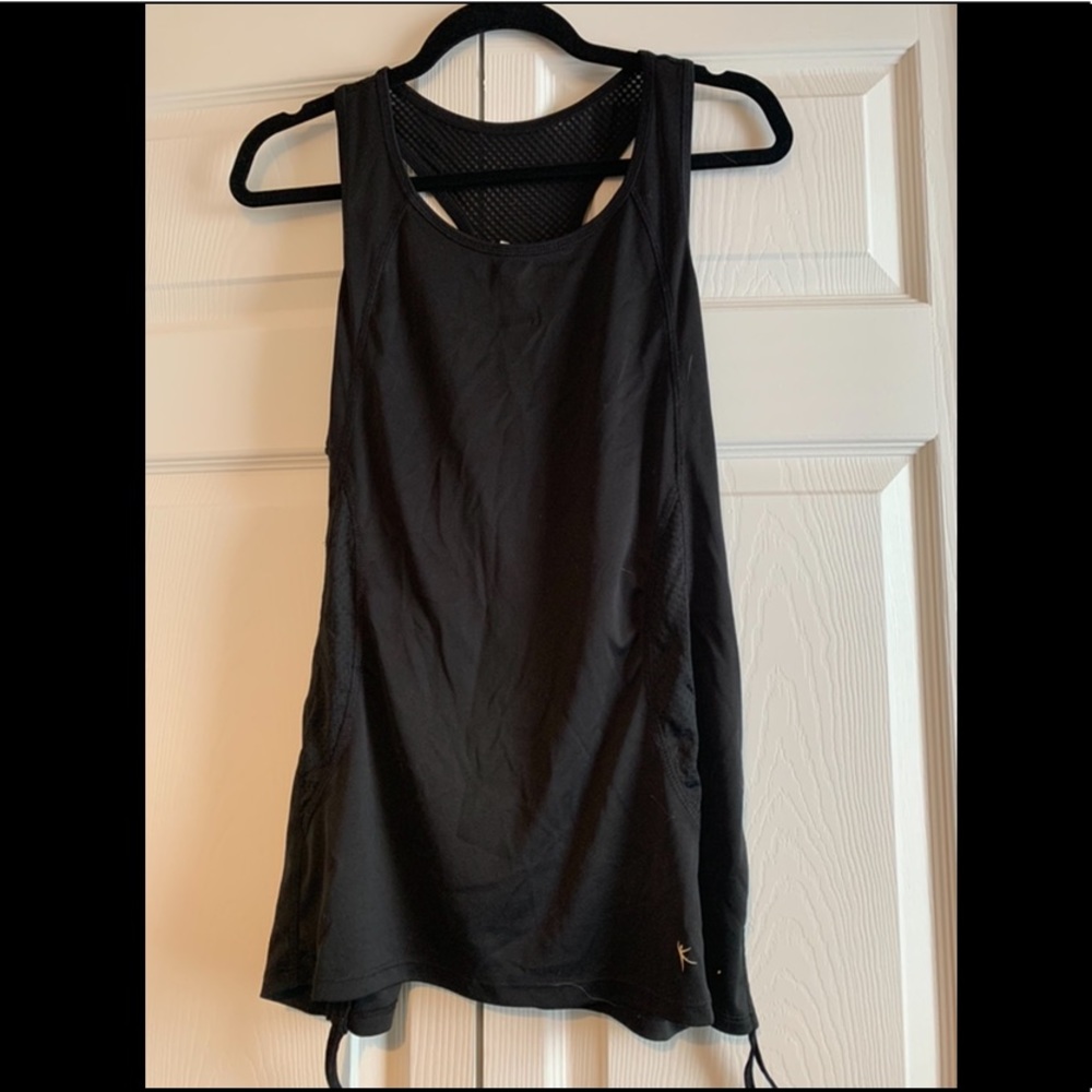 Danskin Now black Racerback tank